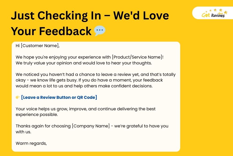 Custom-Follow-Up-Review-Example